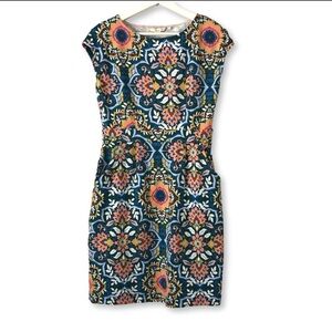 Boden Multicolor Floral Mini Dress